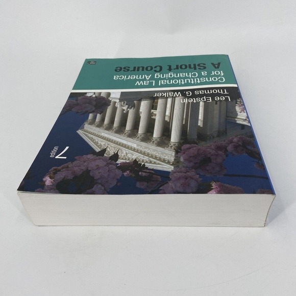 Constitutional Law for a Changing America A Short Course Lee Epstein Paperback - Picture 5 of 9